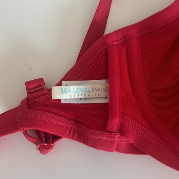 New Sea Level Twist Front Underwire Bikini Top - Picture 10 of 11